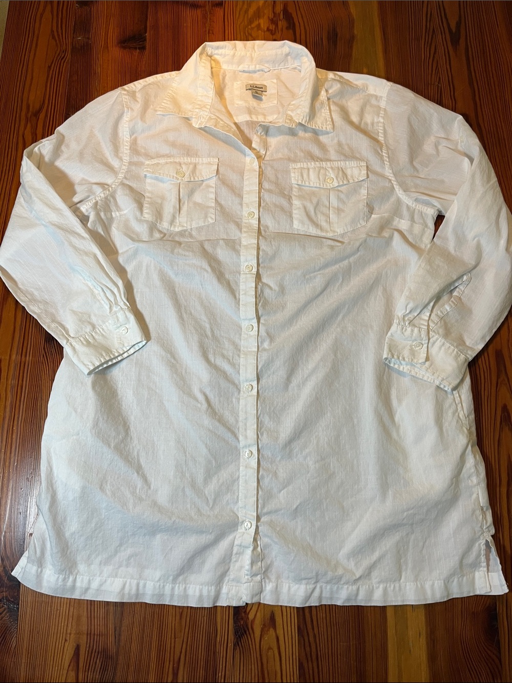 L.L.Bean 100% Cotton Swim Coverup, Size XL